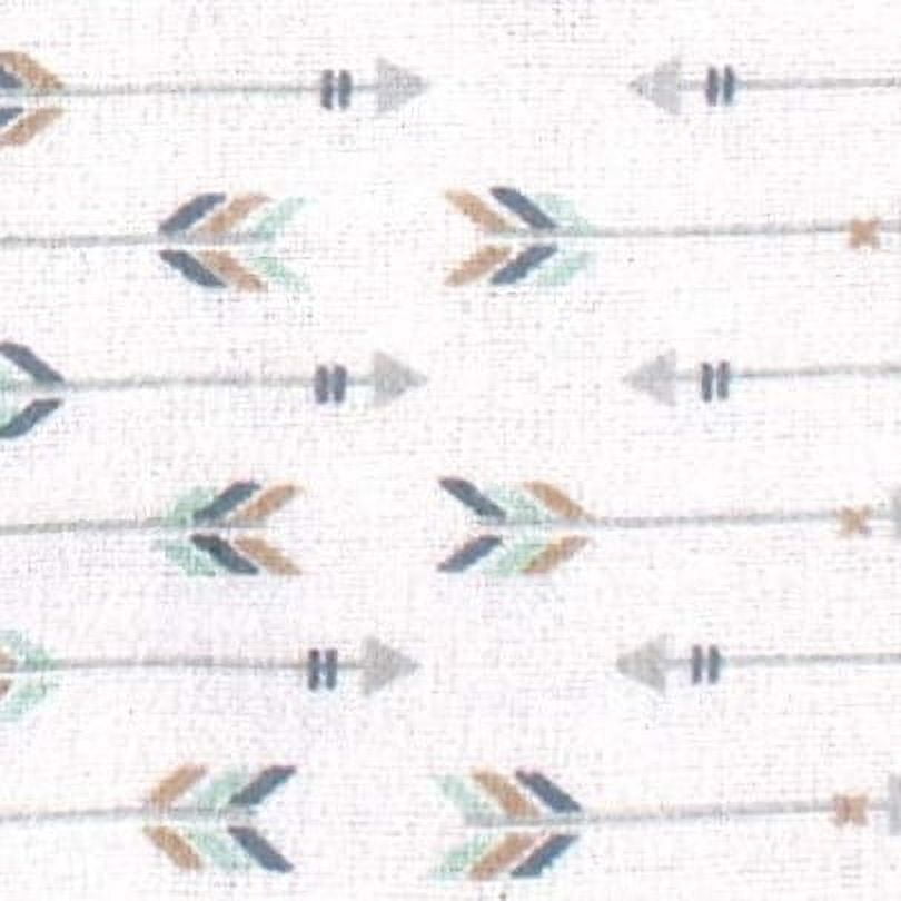 Luvable Friends Baby Boy Cotton Flannel Receiving Blankets, Boy Feathers 3-Pack, One Size