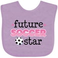 thumbnail image 3 of Inktastic Future Soccer Star Girls Girls Baby Bib, 3 of 4