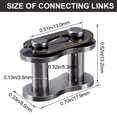 thumbnail image 2 of Chain Master Link Roller PAGOW #35, 20 unidades, para Bike Kart, 2 of 7