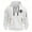 White, variant on Spring And Autumn Sweatshirt For Men Hoodie Zipper Arm Pocket Cardigan Men's Sports Large Size Casual Hoodie