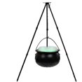 thumbnail image 3 of Halloween Decorations Outdoor - Halloween Party Decorations - Large Witches Cauldron on Tripod with Lights - Black Plastic Bowl Decor - Hocus Pocus Candy Bucket Decoration for Home Porch Outside, 3 of 4