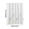 thumbnail image 3 of DcGZvy Shower Curtain 71 *79 in Cortinas De Baño Elegantes Waterproof Summer Shower Curtain Boho Shower Curtain Long Shower Curtain Home Bathroom Decoration, 3 of 9
