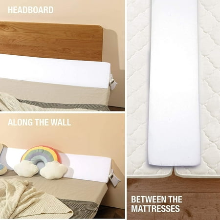 Vekkia King Size Bed Wedge Pillow Headboard Mattress Bolster Close The Gap Between Your And White 76 X8 X6 Canada Vekkia King Size Bed Wedge Pillow, King Size Bed Headboard Wedge