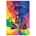 thumbnail image 1 of Toland Home Garden Birthday Hats 28 x 40 Inch Decorative Colorful Happy Party Hat Star Swirl House Flag, 1 of 1