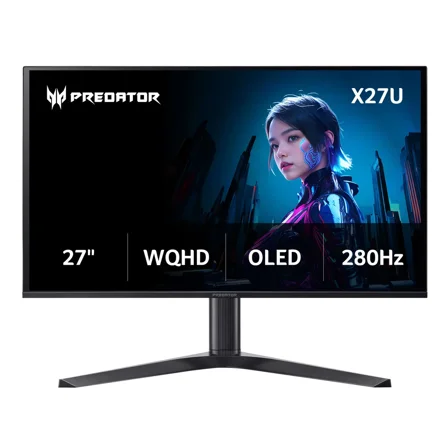 Acer Predator X27U A1 - 27" QD-OLED WQHD (2560 x 1440) - 280Hz – 0.03ms - FreeSync Premium Pro - Gaming Monitor