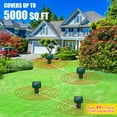 thumbnail image 2 of 4 Pack Mole Repellent Solar Powered, Waterproof Vole Chipmunk Outdoor Repeller,Ultrasonic Gopher Repellent for Lawn Garden Yard, Mole Deterrent,Groundhog Repeller, Snake, 2 of 12