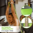 thumbnail image 5 of Gradient Fitness Stretching Strap, Physical Therapy, 12 Multi-Loop 1"Wx8'L, Neoprene Handles, Green, 5 of 9