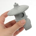 thumbnail image 4 of HEALEEP 3Pcs Grey Sandstone Miniature Garden Decor Shape Home Interior Classic Design, 4 of 4