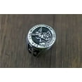 thumbnail image 3 of GKNET Men's Popular Fashion Saint Michael Stainless Steel Cross Knight Rings Size 7-13, 3 of 8