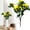 Yellow, variant on White Flowers Artificial for Decoration Gardenia Artificial Flower Silk Flowers Fake Flowers Artificial Flower Stems Faux Hydrangea Flowers Hydrangea Artificial Flowers for Home Decor White
