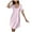 Pink, variant on Nightgown For Women Lingerie Satin Chemise Lingerie Nightie Slips Sleep Dress Slips Sleepwear Women's Long Nightgowns Khaki