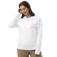 thumbnail image 2 of White - Men Belong In The Kitchen Unisex Eco Sweatshirt, 2 of 8