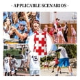 thumbnail image 6 of Sikiie Red Cross 1 Basketball Jersey Reversible Men's Mesh Athletic Sports Shirts Training Practice S-4XLLarge, 6 of 6