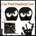 thumbnail image 3 of QHUDLV 2PCS Funny Cartoon Car Headrest Covers, Cute Funny Cartoon Eyes Car Headrest Covers Car Seat Head Rest Protector for Auto Front Seat Rest Decoration 2025 New, 3 of 9