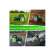 thumbnail image 4 of Juguete De Carro 4wd Coche De Control Remoto Todoterren 1:16, Negro/Verde, 4 of 5