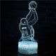 thumbnail image 1 of Lámpara de ilusión 3D con decoración de anime de Kobe Bryant Night Light, 1 of 1