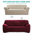 thumbnail image 4 of CJC Sofa Slipcover Stretch Fabric Sofa Covers Furniture Protector for 1/2/3/4 Seats Chair, Loveseat, Sofa, 6 Colors, 4 of 11