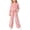 Pink, variant on OGLCCG 2 Piece Outfits for Girls Kids Fall Velour Tracksuit Set Zip up Cropped Hoodies Jacket with Baggy Sweat Pants(Pink,7-8 Years)