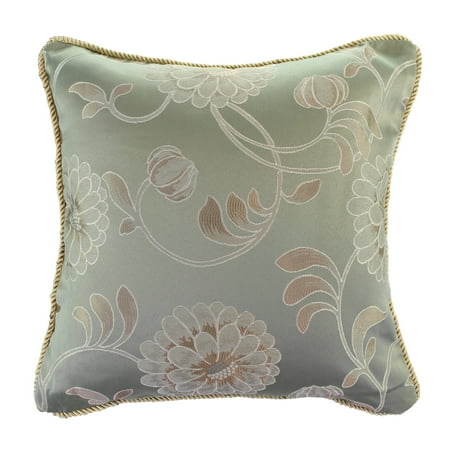 Violet Linen Legacy Damask Design Decorative Cushion Cover