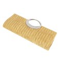 thumbnail image 5 of Porfeet Women Luxury Rhinestone Satin Pleated Evening Bag Party Clutch Purse Handbag,Golden, 5 of 10