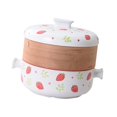 thumbnail image 4 of DOMELAY Ceramic Cooking Pot for Dinner and Party Soup Porridge Cooker Stew Pot Earthen 4L, 4 of 9