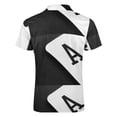 thumbnail image 5 of Ace of Spades Monochrome Playing Card Men Zipper T-shirt Summer Casual Short Sleeve T-shirt Top, 5 of 7