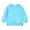 Blue, variant on Odeerbi Baby Boys Girls Coats Winter Sweatshirt Sweater Coat Round Neck Small Medium Children's Pullover Solid Color Fleece Top
