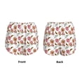 thumbnail image 3 of Balery Rose Flowers Pattern Women's Running Shorts with Liner 2 Pockets Elastic Workout Athletic Gym Yoga Shorts-X-Large, 3 of 7