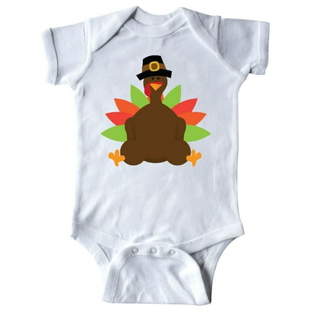 

Inktastic Thanksgiving Pilgrim Turkey Gift Baby Boy or Baby Girl Bodysuit