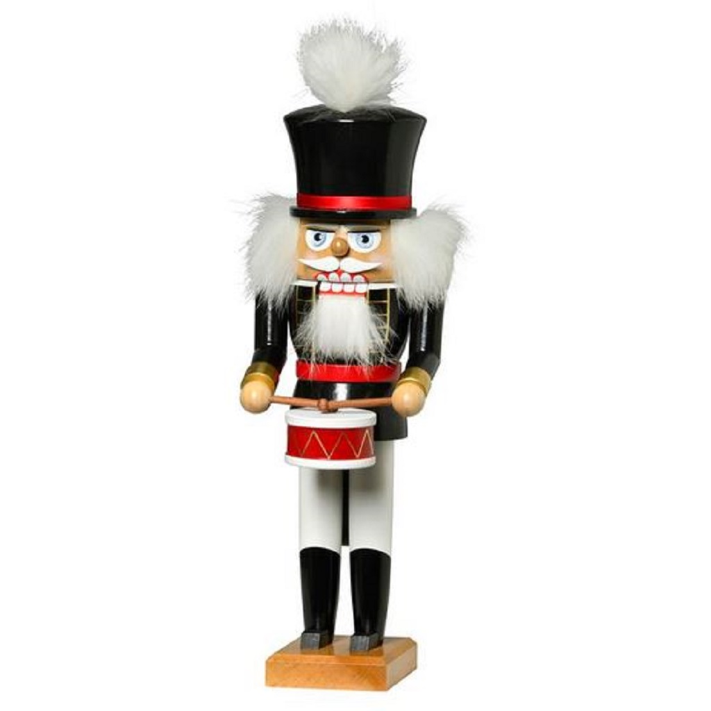 KWO Drummer German Wood Christmas Nutcracker Decoration Made in Germany