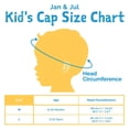 thumbnail image 5 of JAN & JUL High Ponytail Girl Base-Ball Cap, Kids Snapback Sun Hat (Tropical Bloom, 2-12 Years), 5 of 5
