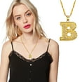 thumbnail image 1 of Xihbxyly Collar con Colgante de Cadena con 26 Letras y Nombre En Inglés para Mujer, 1 of 5