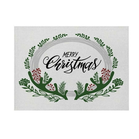 

2023 Christmas Decorations Indoor Gift For Grandma Birthday Christmas Placemat Family Table Atmosphere Arrangement Supplies