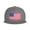 Gray, variant on Flat Bill Snapback Hats for Men Women Love America Hip Hop Style Plain Baseball Cap Black
