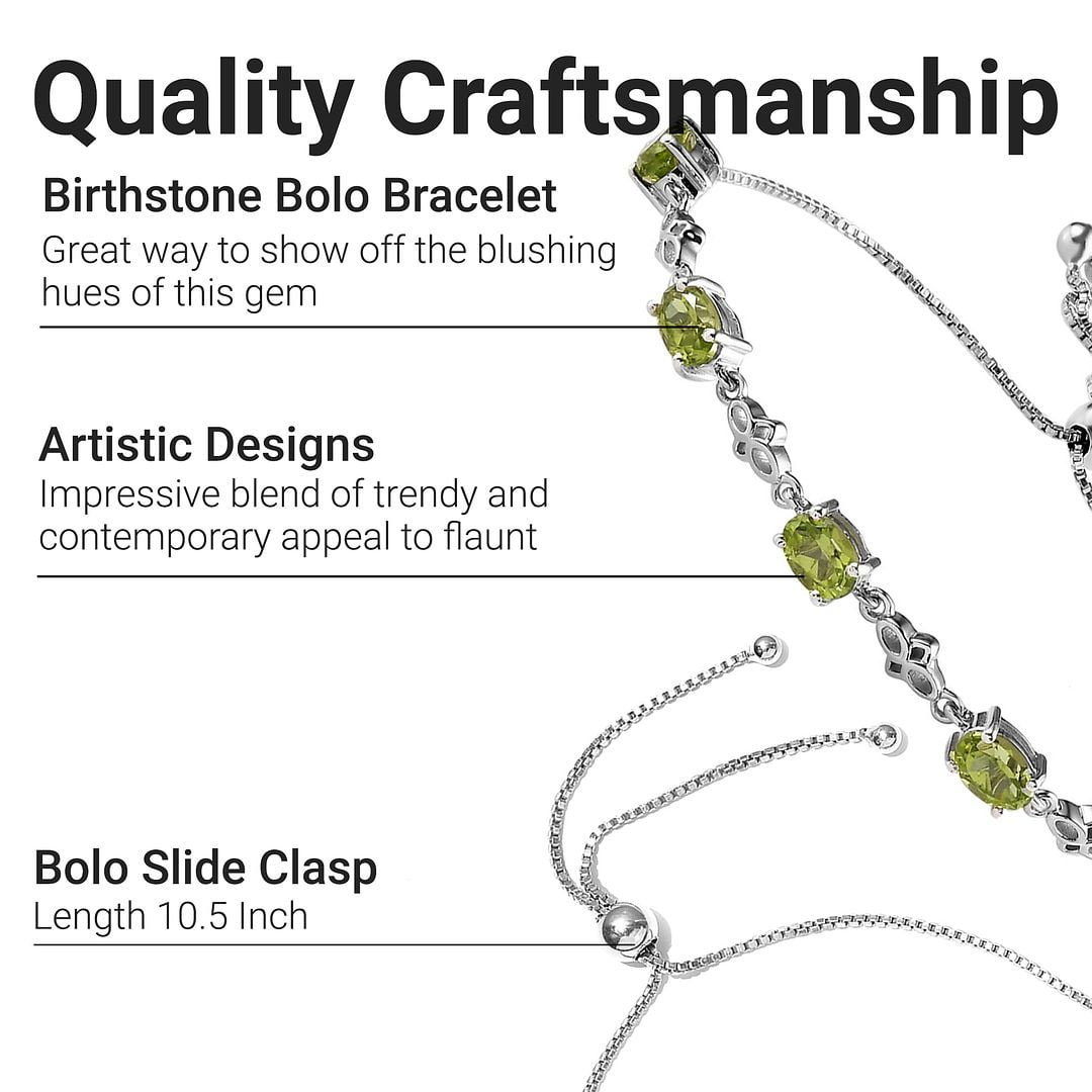Birthstone 2024 bolo bracelet