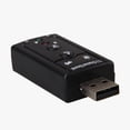 thumbnail image 2 of Adaptador De Tarjeta De Sonido De Audio Virtual Ch Externo Usb De 7.1 Canales Para Pc, 2 of 6