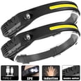 thumbnail image 2 of 2-Pack Headlamps, Super Bright LED Head Lamp with Adjustable Headband, Waterproof Suitable for Camping and Outdoor Activities, 2 of 7