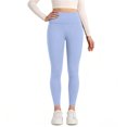 thumbnail image 5 of Garbnen Blue Legging for Women High Waisted Tights Women's Yoga Pants Cycling Spring Summer Soft Workout Leggings Women, 5 of 6