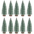 thumbnail image 1 of 10 piezas de mini adornos para árboles de Navidad, con decoración de mesa de bricolaje de cedro - 15 cm   JM, 1 of 5