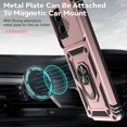 thumbnail image 3 of for Moto G Stylus 5G 2023 Case with Slide Camera Cover Screen Protector [ Grade Drop Tested]  Ring Holder Kickstand Protective Phone Case for Motorola Moto G Stylus 5G 2023, Rose Gold, 3 of 9
