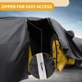 thumbnail image 4 of Ofertas Únicas Funda para Auto Impermeable para Todas las Climas - Protección Exterior Completa Resistente a los Rayos UV Negra con Cremallera Lateral Derecha Negra para Nissan Juke, 4 of 5
