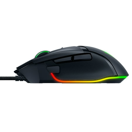 Razer - Basilisk V3 Wired Optical Gaming Mouse with Chroma RBG Lighting - Black