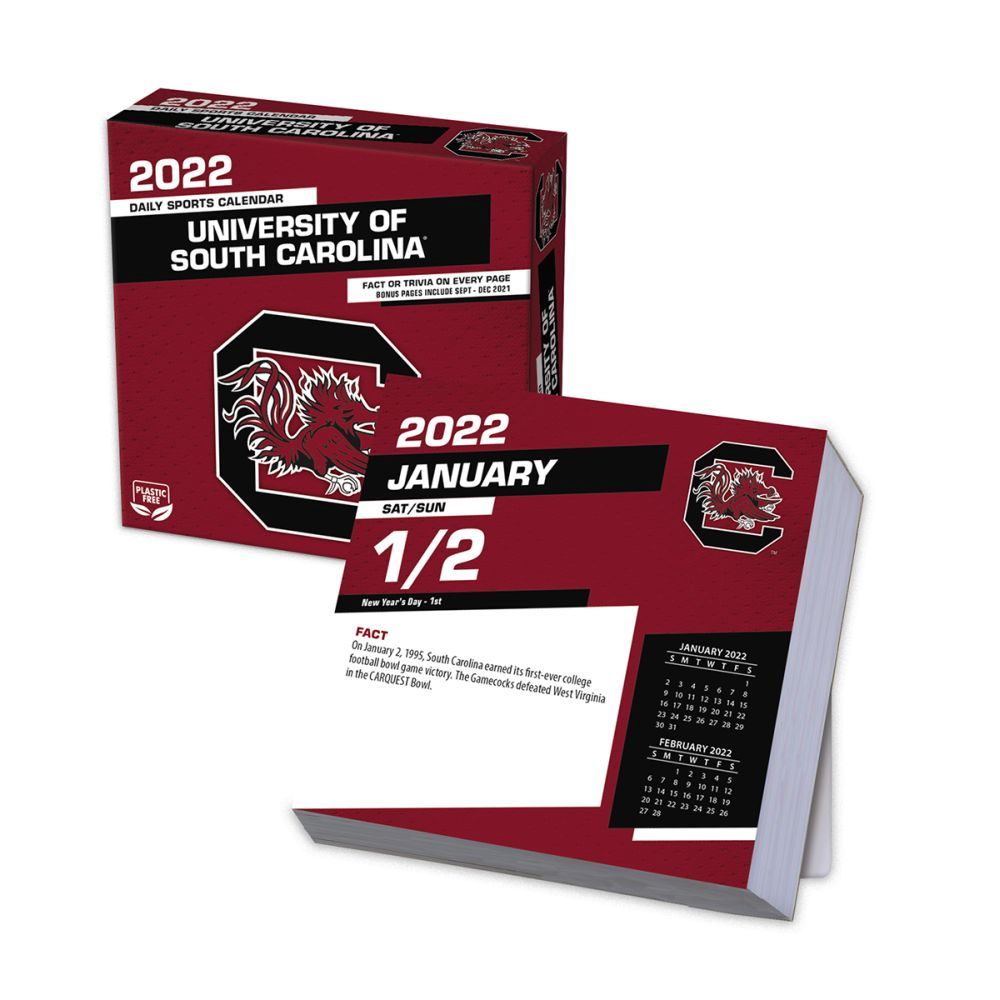 University Of South Carolina Fall 2022 Calendar Col South Carolina Gamecocks 2022 Desk Calendar - Walmart.com