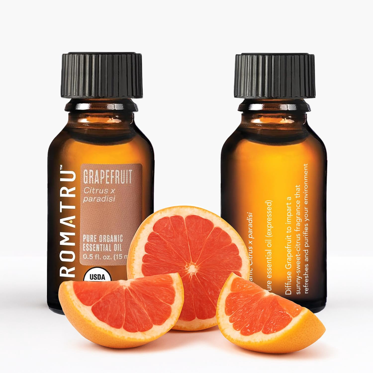 Aromatru Focus Essential Oil Kit with Plug-In Diffuser, 2 fl oz, 4 Count
