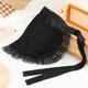 thumbnail image 4 of unbranded Delantal Con Encaje Y Bolsillos Negros Ideal Para Uso En Cafetería Y Cocina, 4 of 6