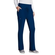 Barco One 5206 Women's Midrise Cargo Scrub Pant Indigo 5XL