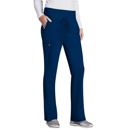 Barco One 5206 Women's Midrise Cargo Scrub Pant Indigo 5XL