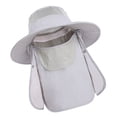 thumbnail image 3 of Gorra de Protecció Solar UPF 50+, Sombrero de Pesca de Ala Ancha Con Cubierta Extraible para Solapa de Cuello y Cara para exteriores, 3 of 8