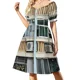 thumbnail image 2 of Aire acondicionado y lavandería Vestido de manga corta Vestidos largos para mujer Ropa de playa Ropa de mujer, 2 of 7