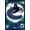 Black Framed Version, variant on NHL Vancouver Canucks - Maximalist Logo 23 Wall Poster, 14.725" x 22.375" Framed
